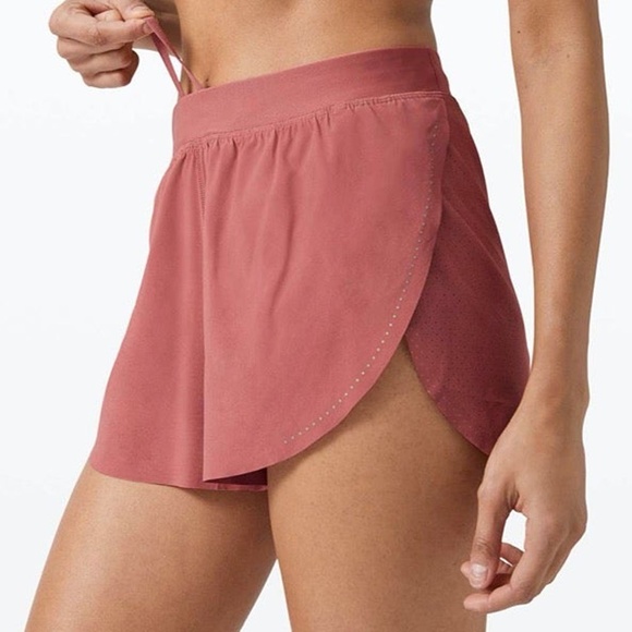 lululemon athletica Pants - Lululemon Find Your Pace Short 3" *Lined Cherry Tint